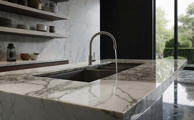 Como a bancada de mármore para pia valoriza o design do seu ambiente